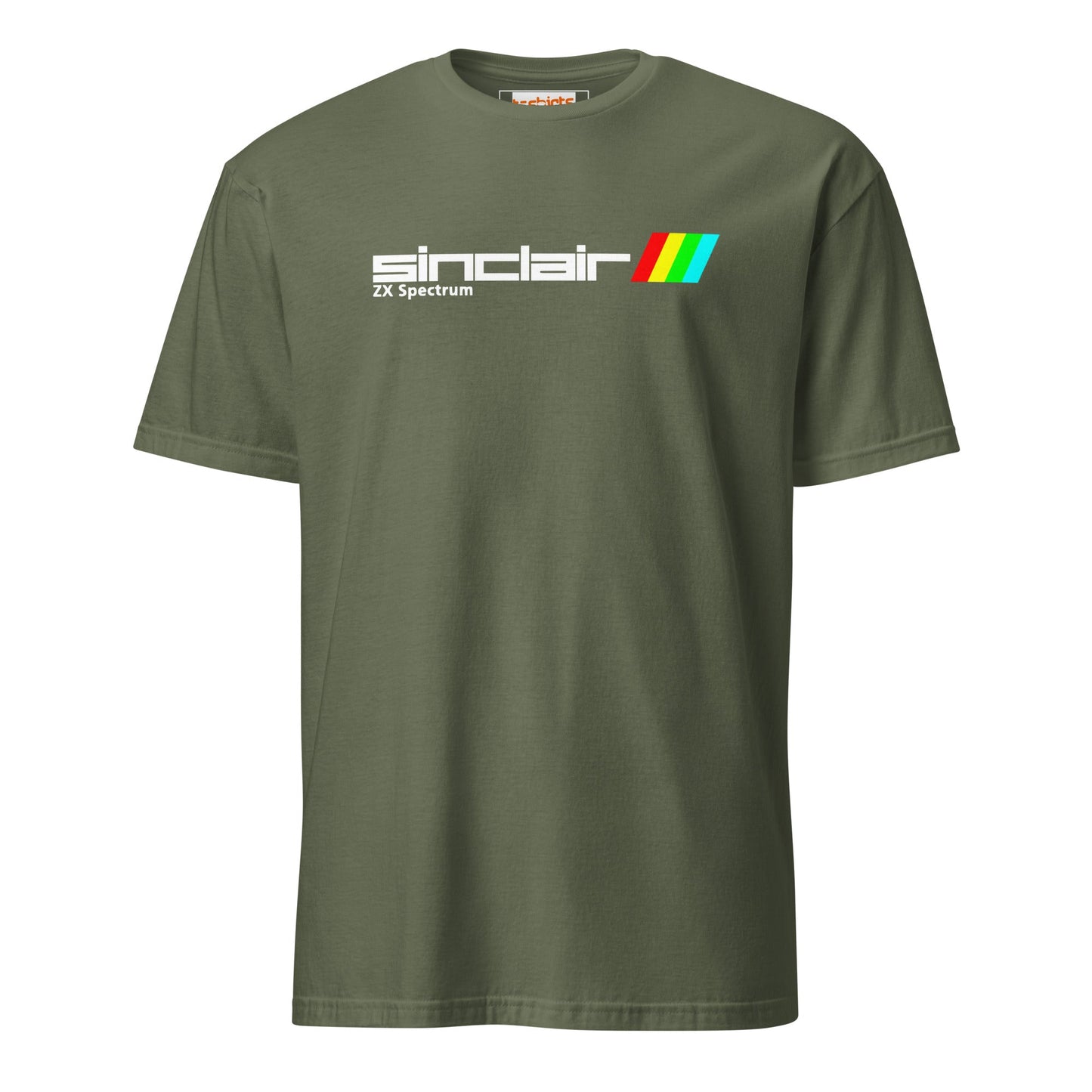 Sinclair ZX Spectrum T-Shirt | Retro Gaming Tee - Military Green - T-Shirts Online