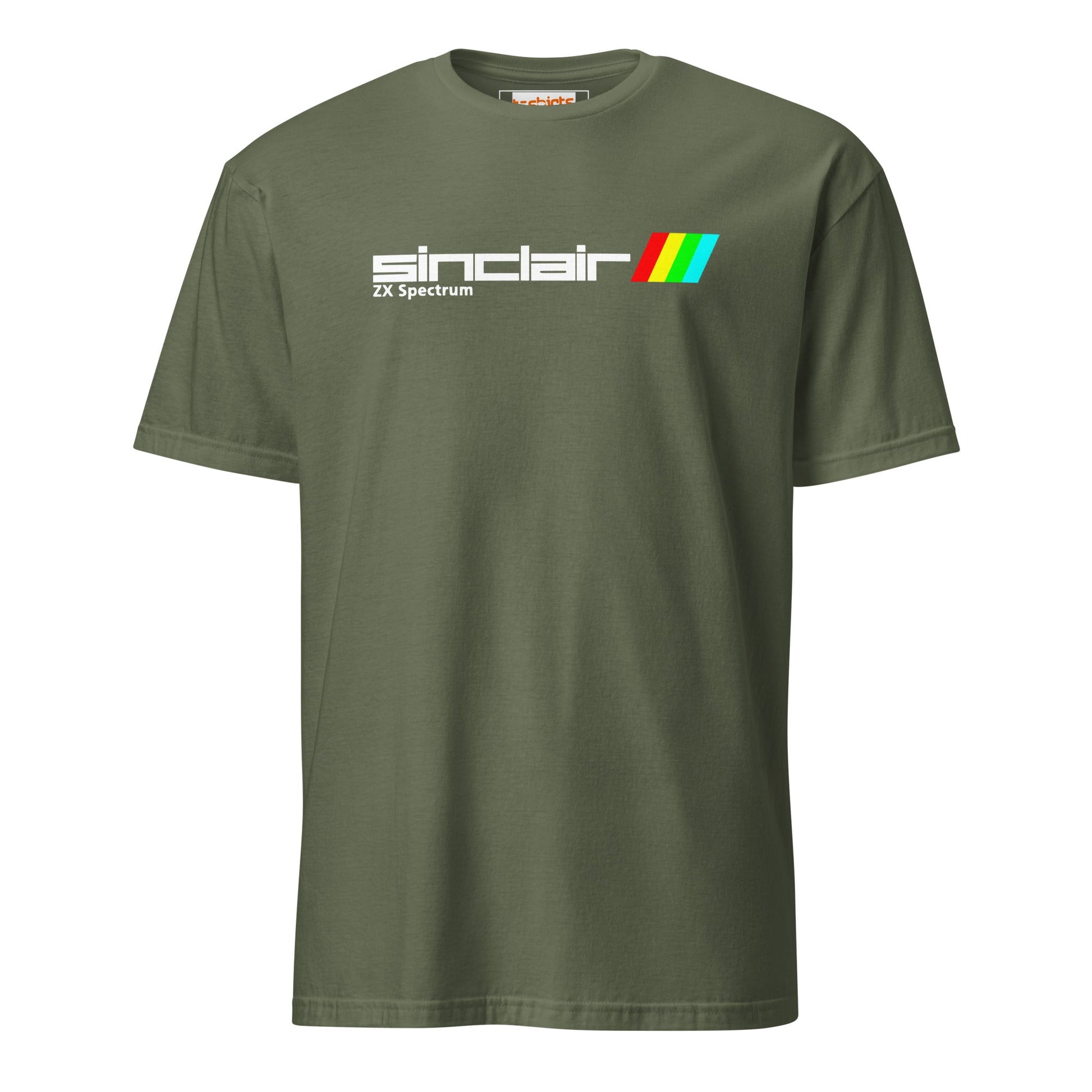 Sinclair ZX Spectrum T-Shirt | Retro Gaming Tee - Military Green - T-Shirts Online