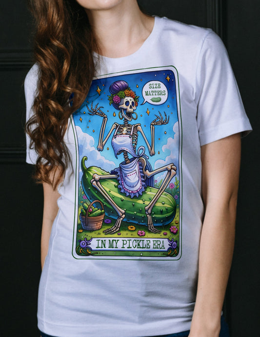 Size Matters Tarot | Tarot Card T-Shirt - Black - T-Shirts Online