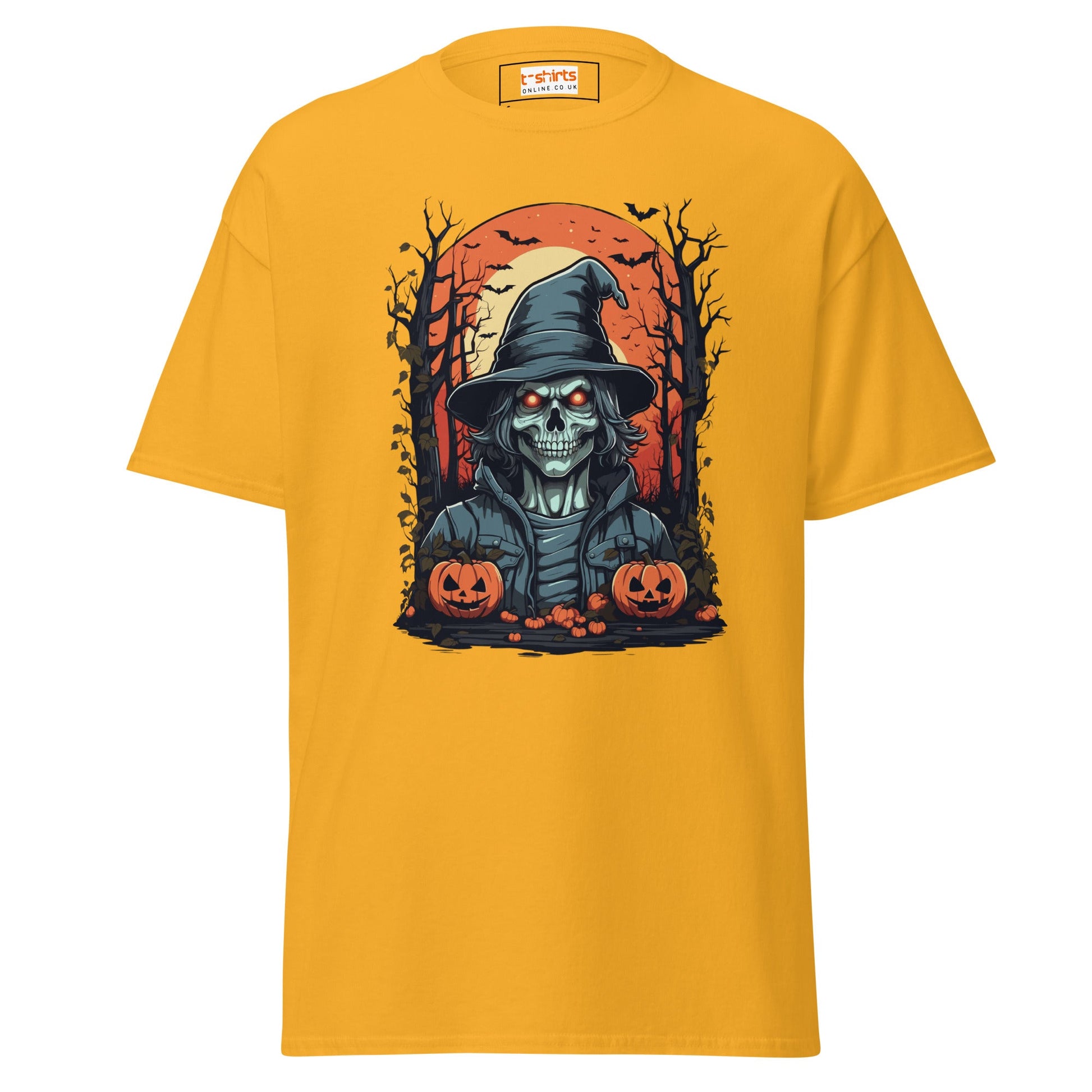 Skeleton | Halloween T-Shirt - Gold - T-Shirts Online