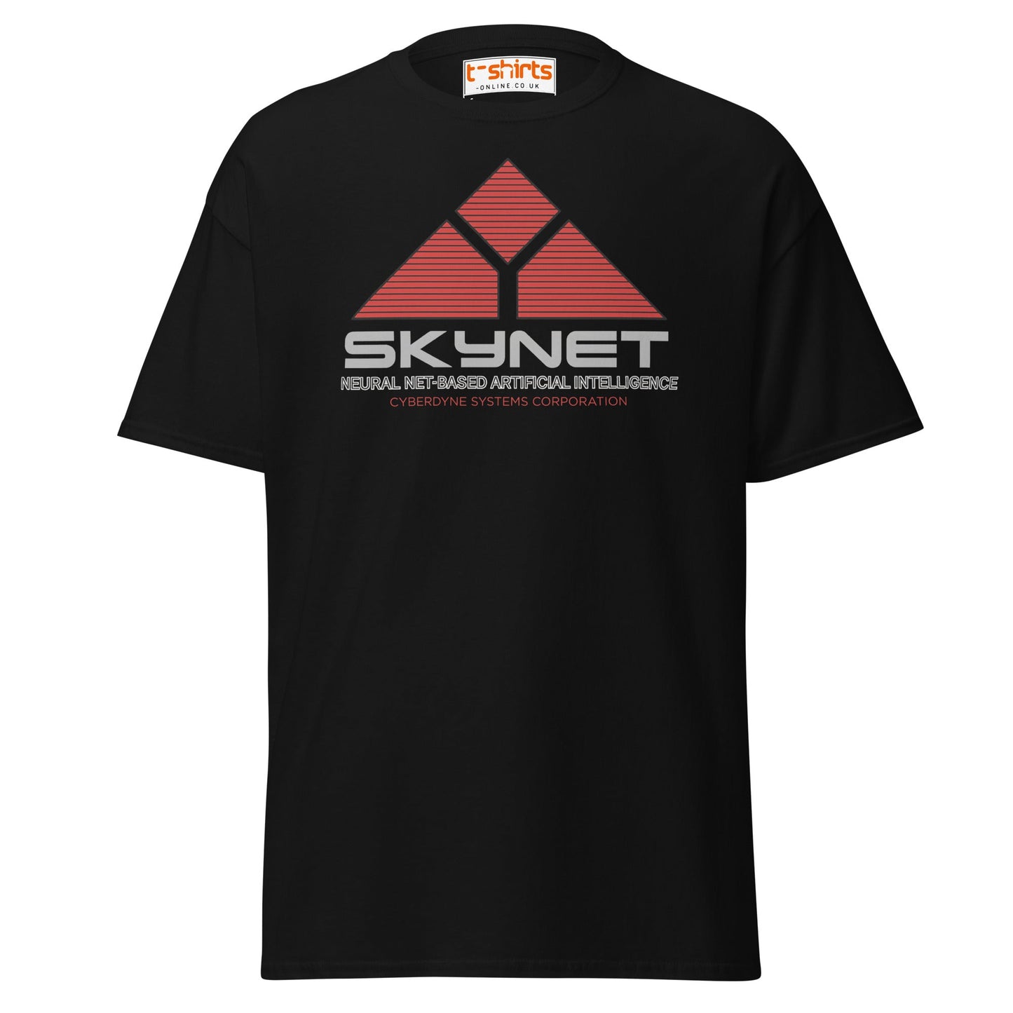 Skynet Logo T-Shirt – Sci - Fi Movie Fans Tee - Black - T-Shirts Online