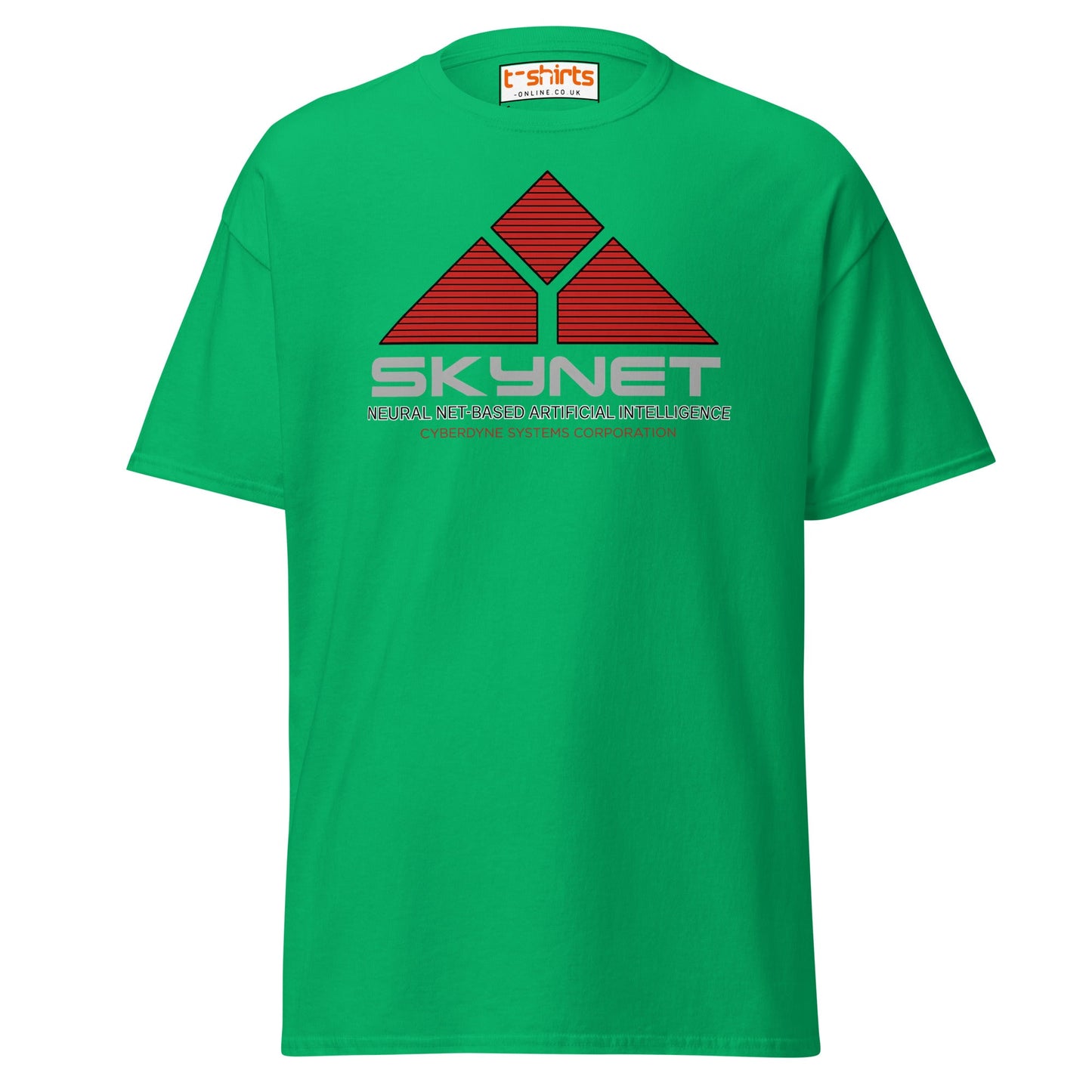 Skynet Logo T-Shirt – Sci - Fi Movie Fans Tee - Irish Green - T-Shirts Online