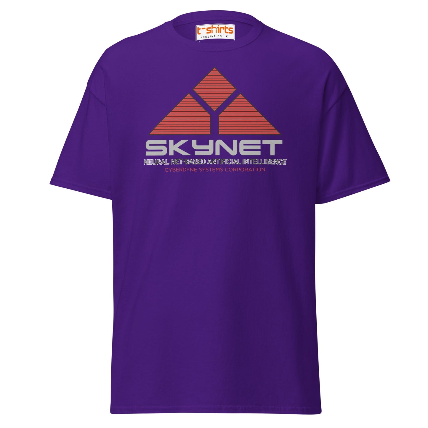 Skynet Logo T-Shirt – Sci - Fi Movie Fans Tee - Purple - T-Shirts Online