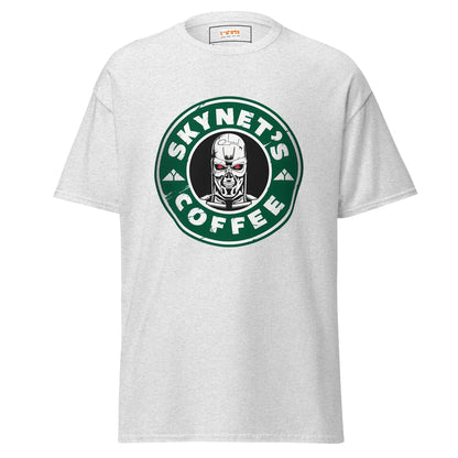 Skynets Coffee | Movie Parody T-Shirt - Ash - T-Shirts Online
