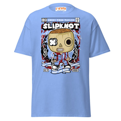 Slipknot Corey Taylor Funko Style T-Shirt - Carolina Blue - T-Shirts Online