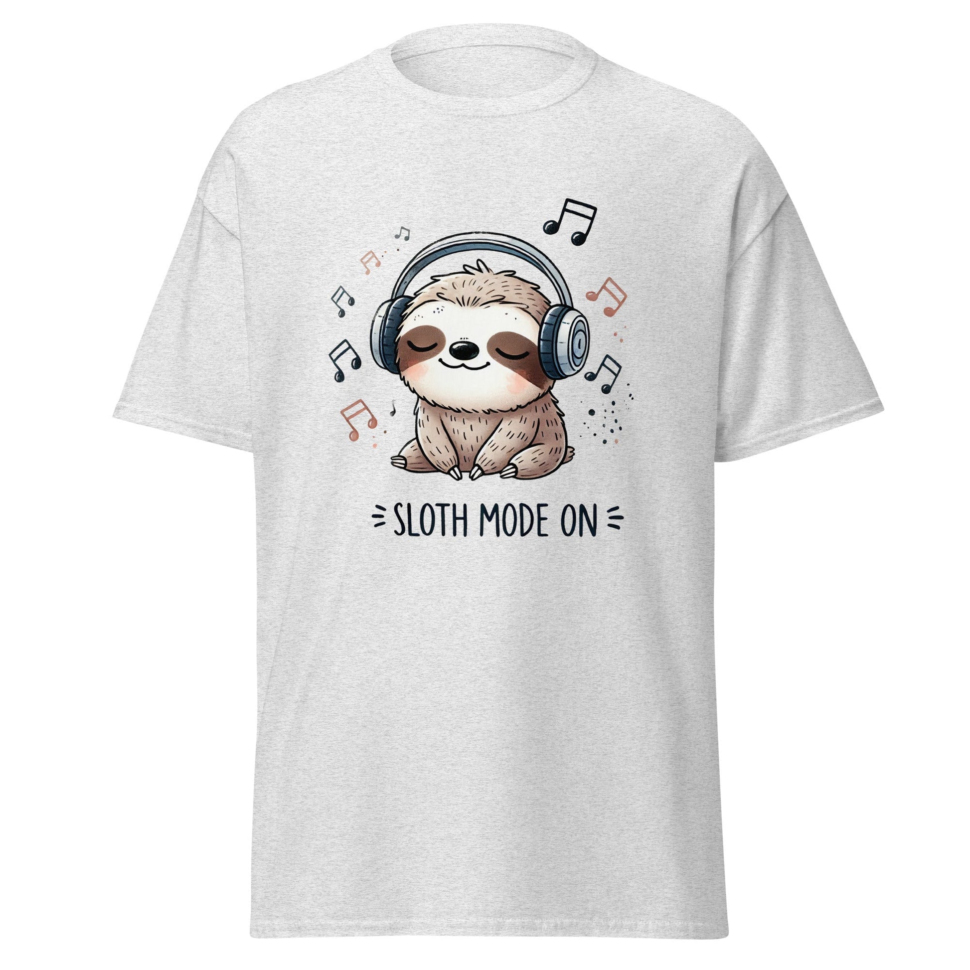 Sloth Mode On | Sloth T-Shirt - Ash - T-Shirts Online