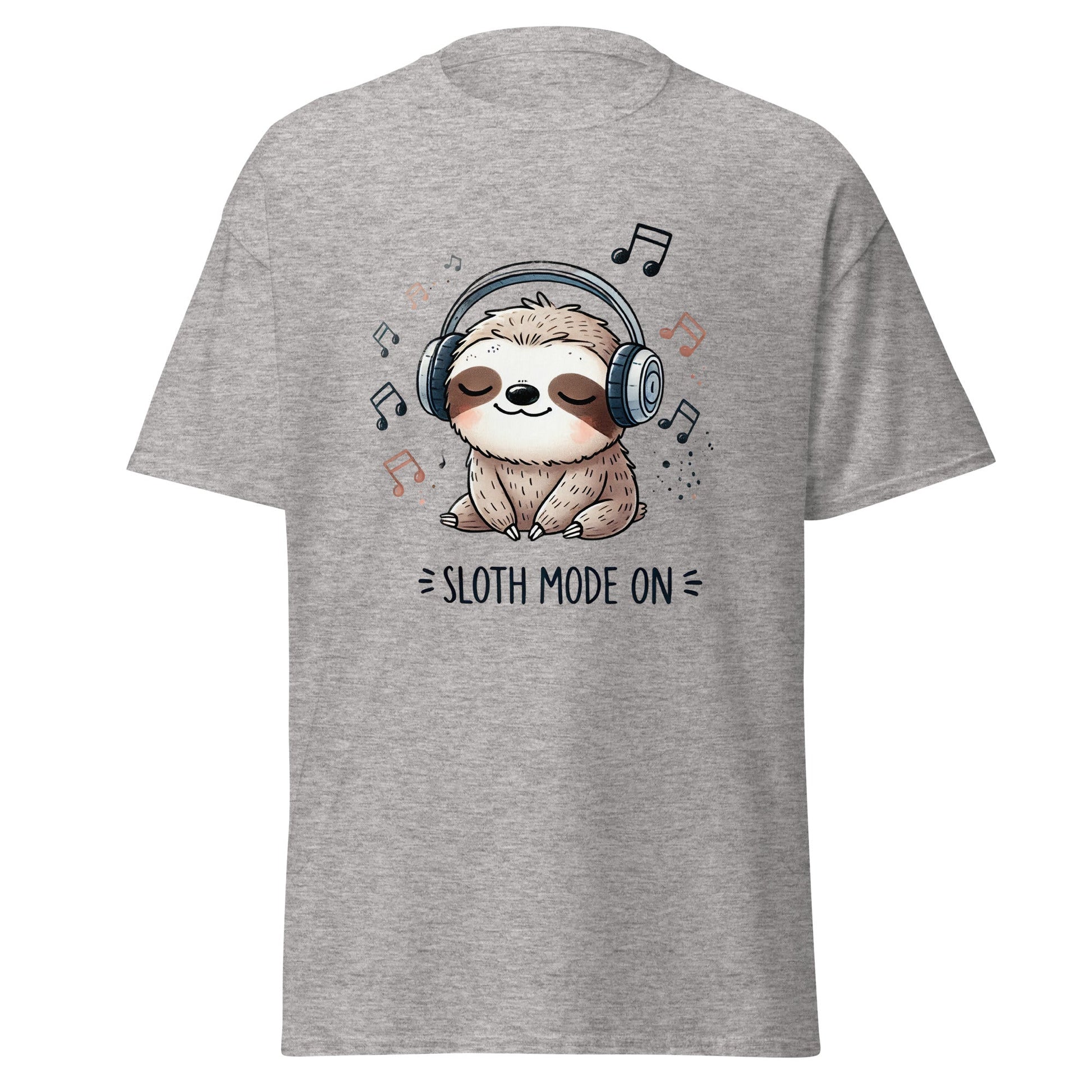 Sloth Mode On | Sloth T-Shirt - Sport Grey - T-Shirts Online