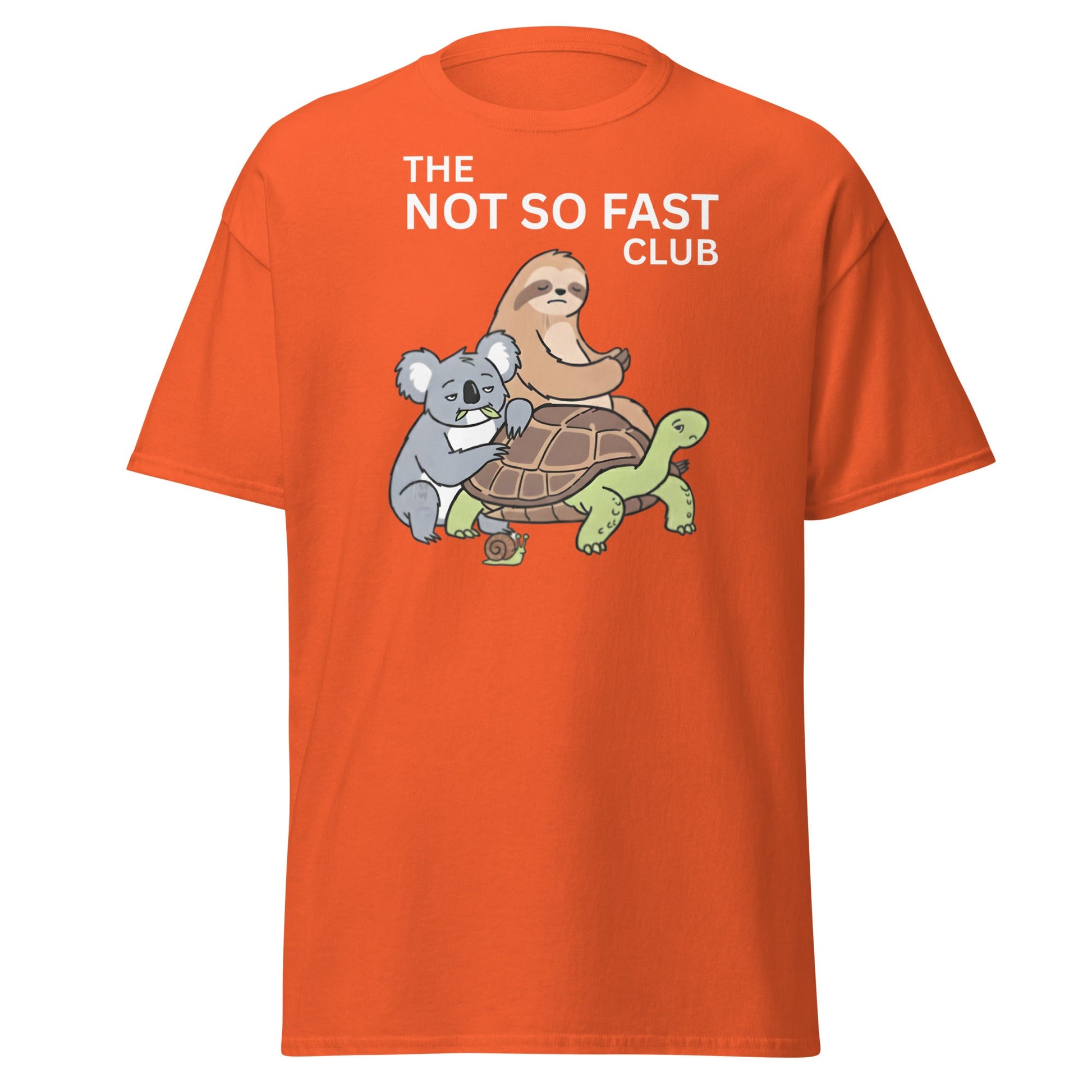 Slow Squad T-Shirt - Orange - T-Shirts Online