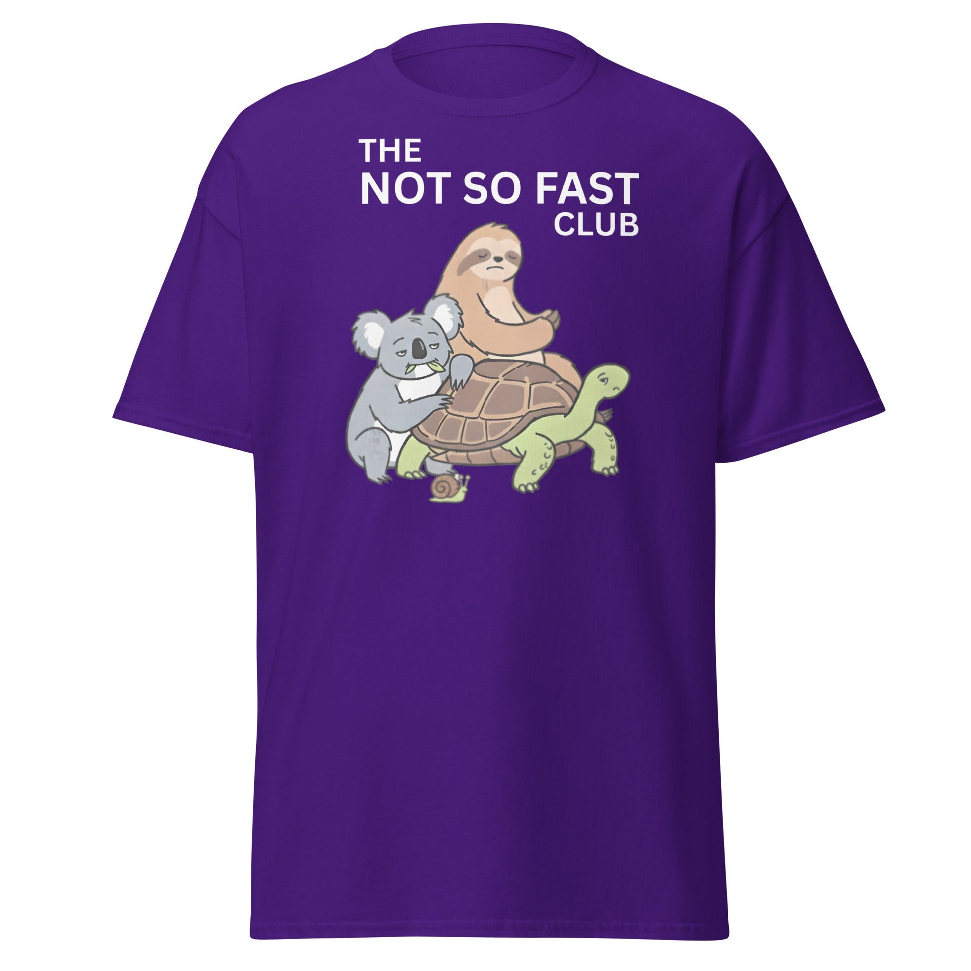 Slow Squad T-Shirt - Purple - T-Shirts Online