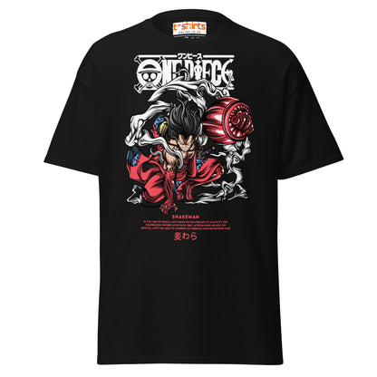 Snakeman Gear 4 T-Shirt – Anime Fighter Power Tee - Black - T-Shirts Online