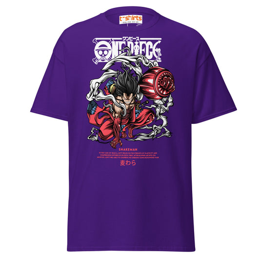 Snakeman Gear 4 T-Shirt – Anime Fighter Power Tee - Purple - T-Shirts Online