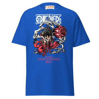 Snakeman Gear 4 T-Shirt – Anime Fighter Power Tee - Royal - T-Shirts Online