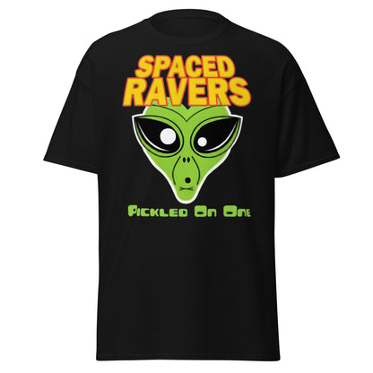Spaced Ravers Pickled On One T-Shirt | Alien Rave Tee - Black - T-Shirts Online