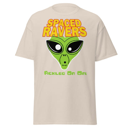 Spaced Ravers Pickled On One T-Shirt | Alien Rave Tee - Natural - T-Shirts Online