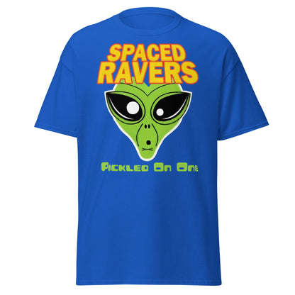 Spaced Ravers Pickled On One T-Shirt | Alien Rave Tee - Royal - T-Shirts Online