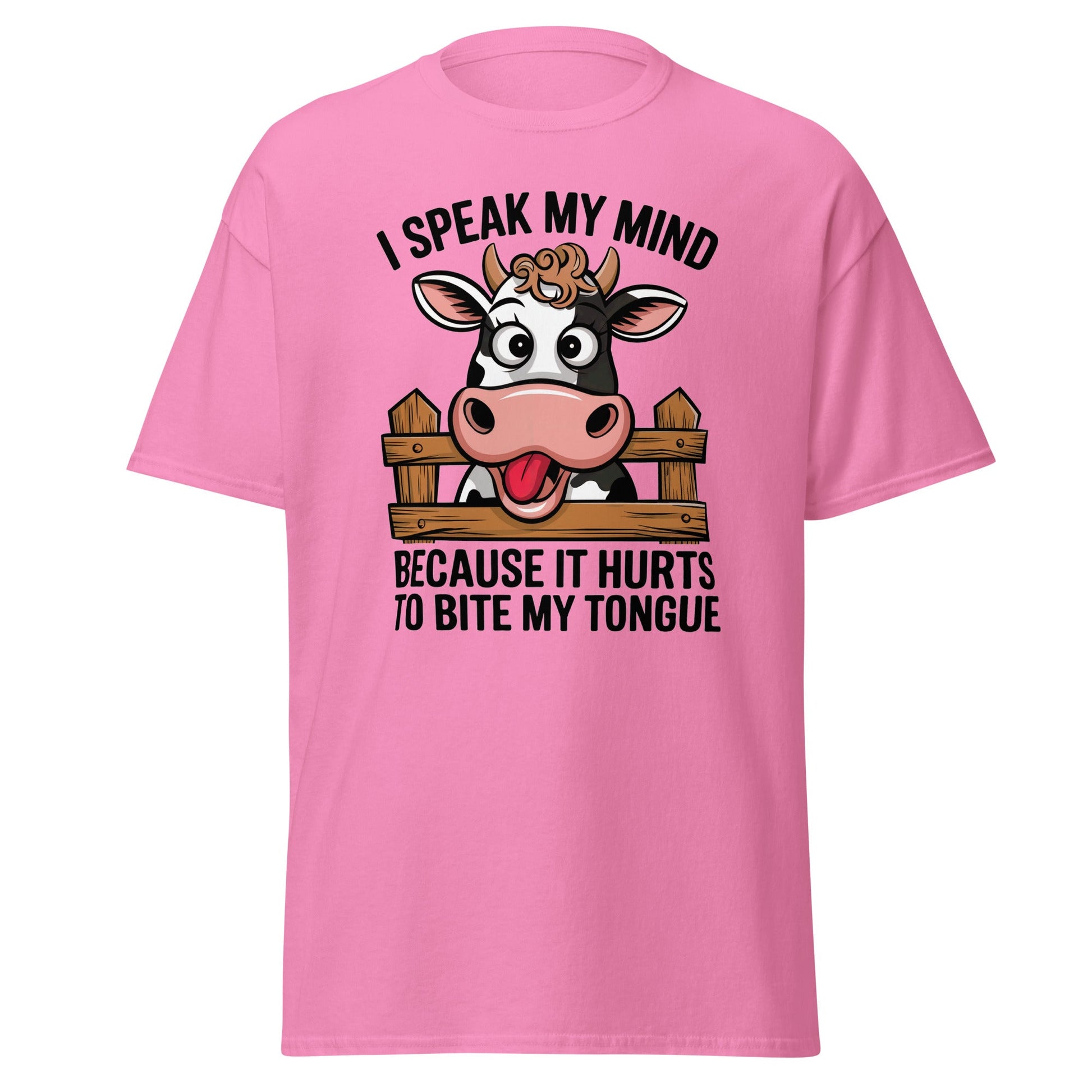 Speak My Mind | Funny Cow T-Shirt - Azalea - T-Shirts Online