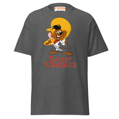Speedy Gonzales T-Shirt | Classic Cartoon Retro Tee - Dark Heather - T-Shirts Online
