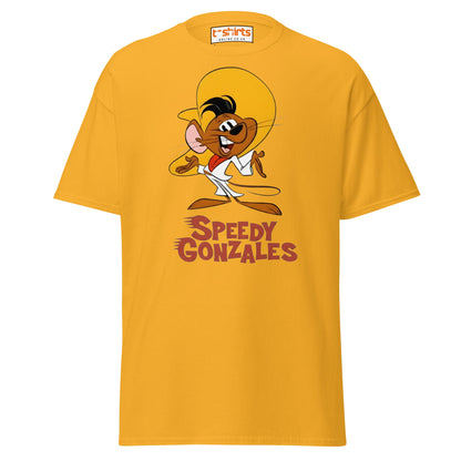 Speedy Gonzales T-Shirt | Classic Cartoon Retro Tee - Gold - T-Shirts Online