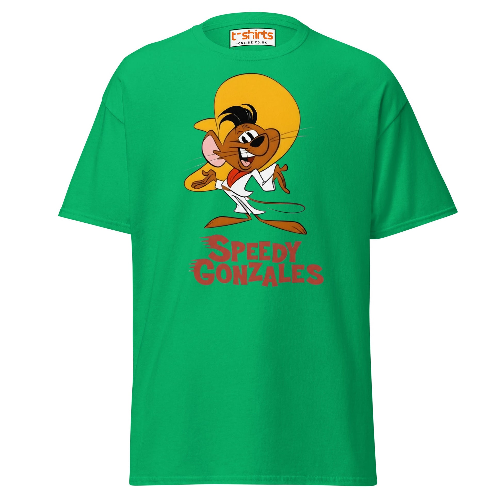 Speedy Gonzales T-Shirt | Classic Cartoon Retro Tee - Irish Green - T-Shirts Online