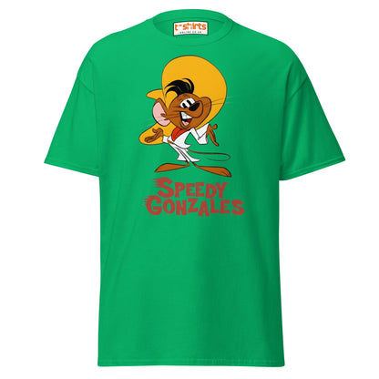 Speedy Gonzales T-Shirt | Classic Cartoon Retro Tee - Irish Green - T-Shirts Online