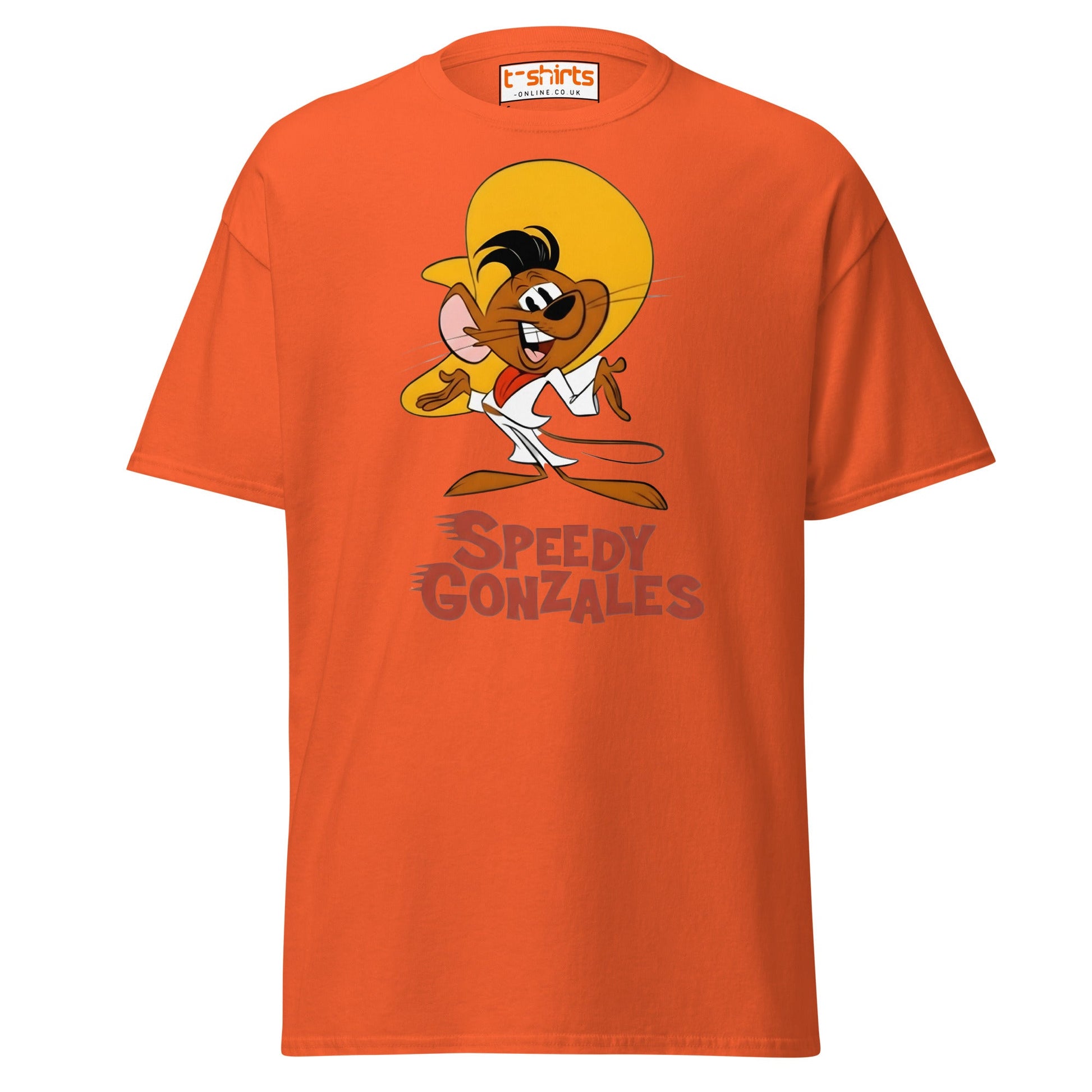 Speedy Gonzales T-Shirt | Classic Cartoon Retro Tee - Orange - T-Shirts Online