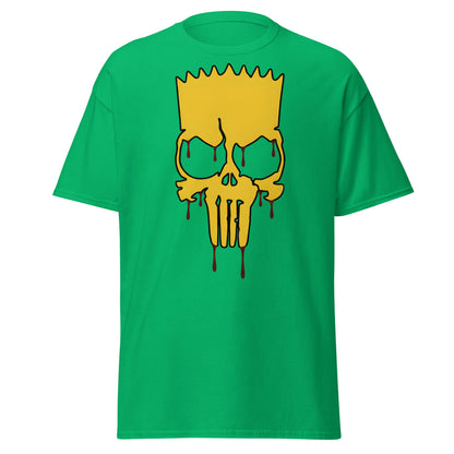 Spiky - Hair Skull Mashup T-Shirt - Irish Green - T-Shirts Online