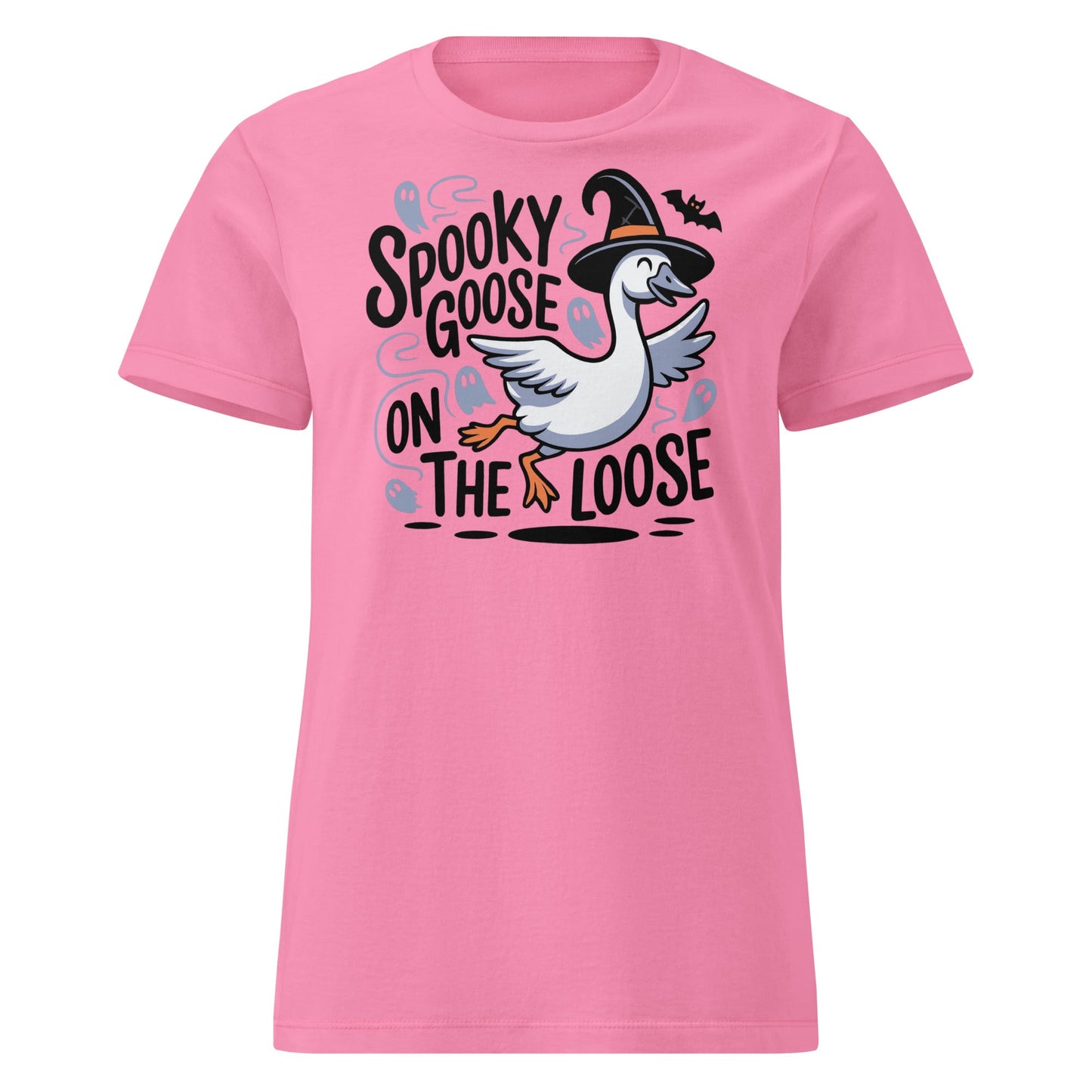 Spooky Goose On The Loose T-Shirt – Funny Halloween Tee - Azalea - T-Shirts Online
