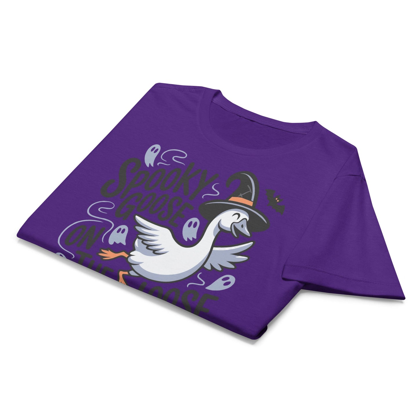 Spooky Goose On The Loose T-Shirt – Funny Halloween Tee - RS Sport Grey - T-Shirts Online