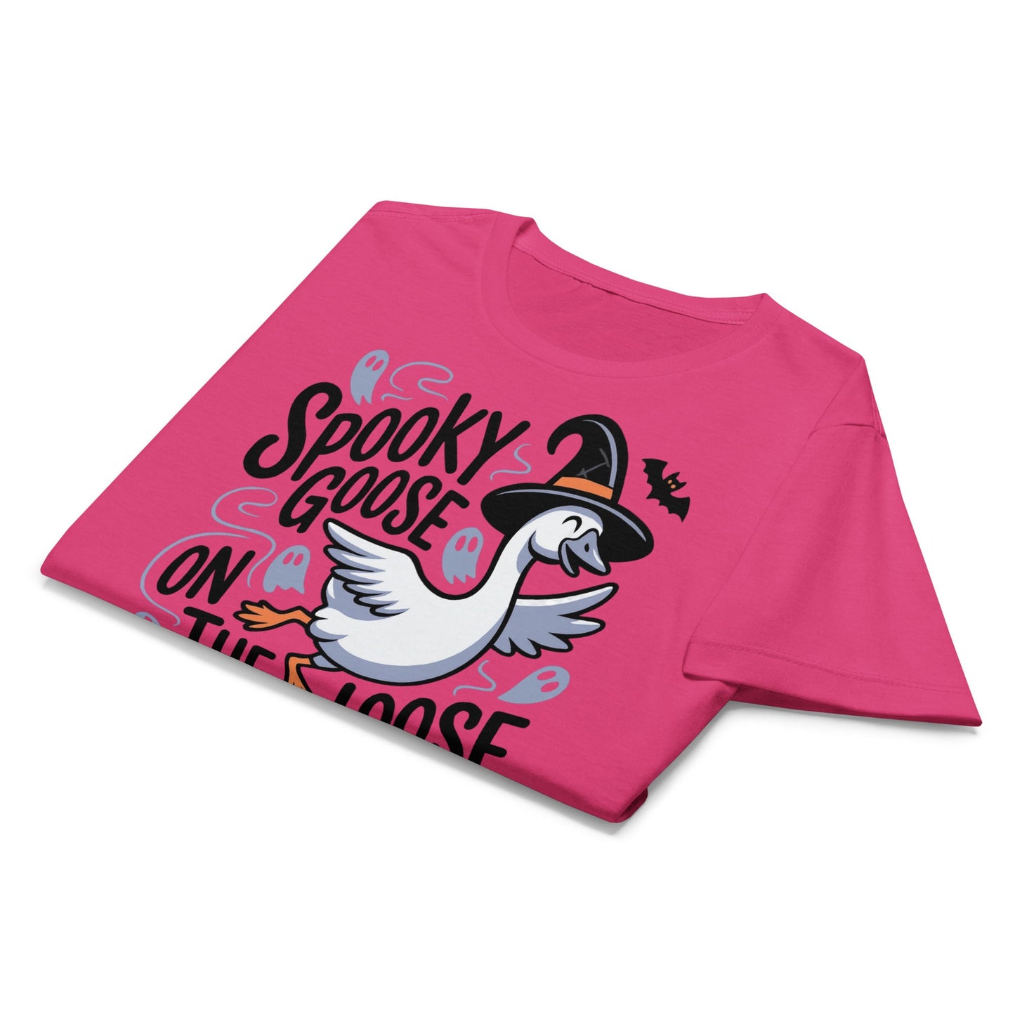 Spooky Goose On The Loose T-Shirt – Funny Halloween Tee - RS Sport Grey - T-Shirts Online