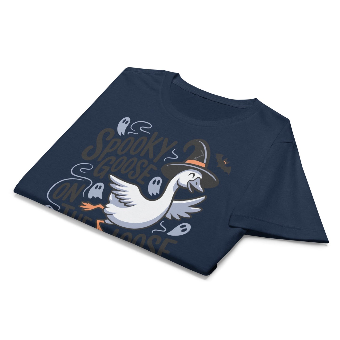 Spooky Goose On The Loose T-Shirt – Funny Halloween Tee - RS Sport Grey - T-Shirts Online