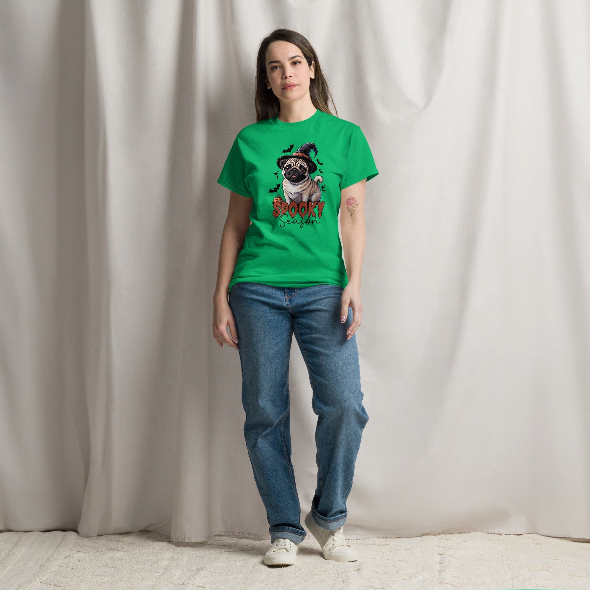 Spooky Season | Halloween | Unisex classic tee - Irish Green - T-Shirts Online