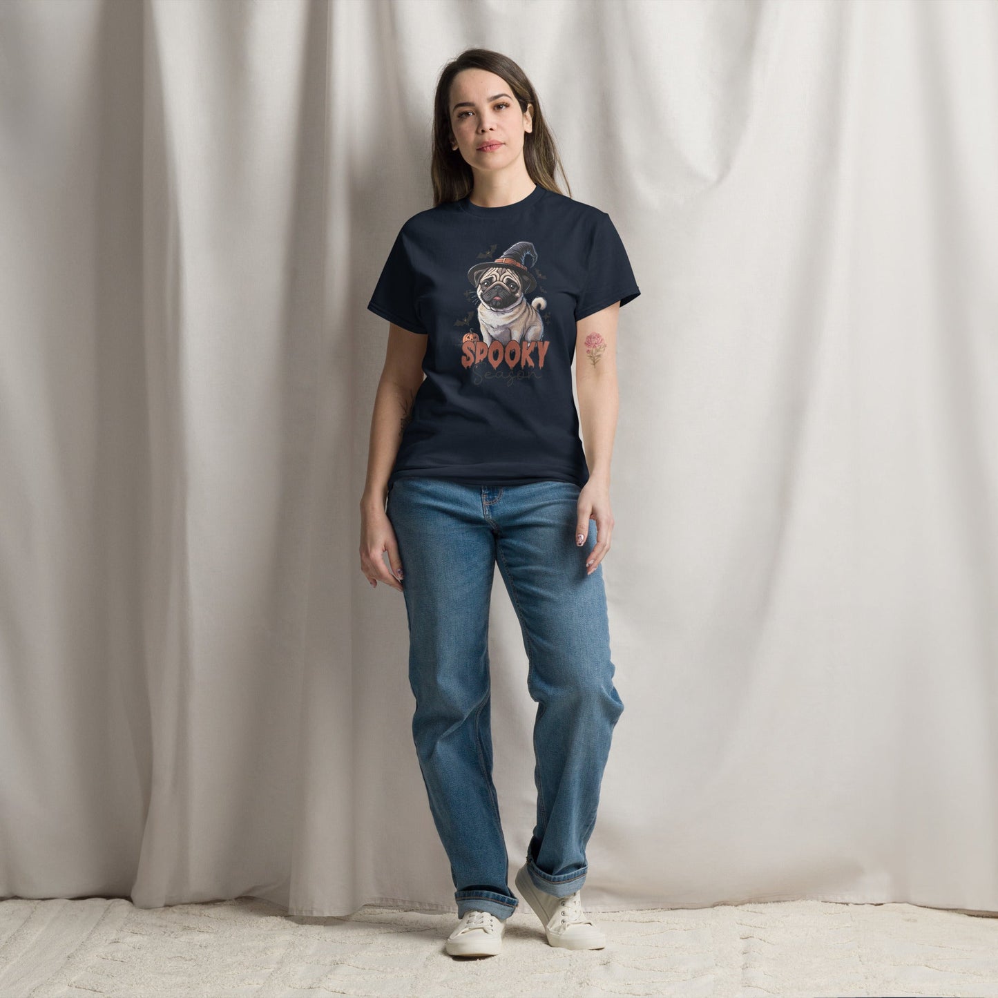 Spooky Season | Halloween | Unisex classic tee - Navy - T-Shirts Online