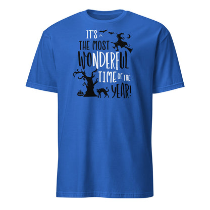 Spooky Wonderful Time of the Year T-Shirt - Royal - T-Shirts Online