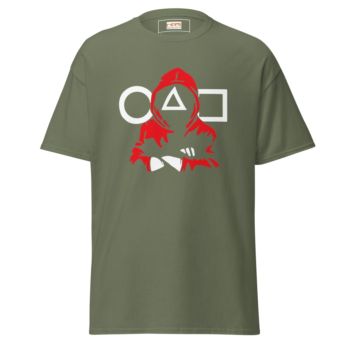 Squid Games T-Shirt | TV T-Shirts - Military Green - T-Shirts Online