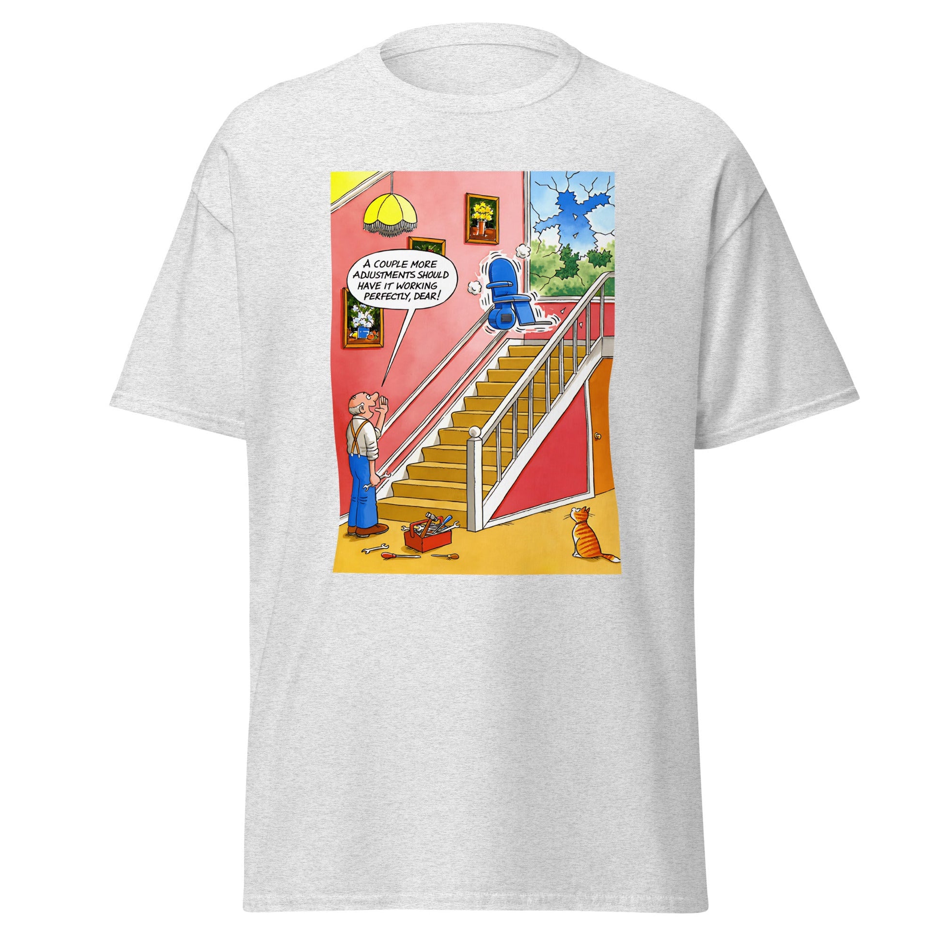 Stairlift | Meme T-Shirt - Ash - T-Shirts Online