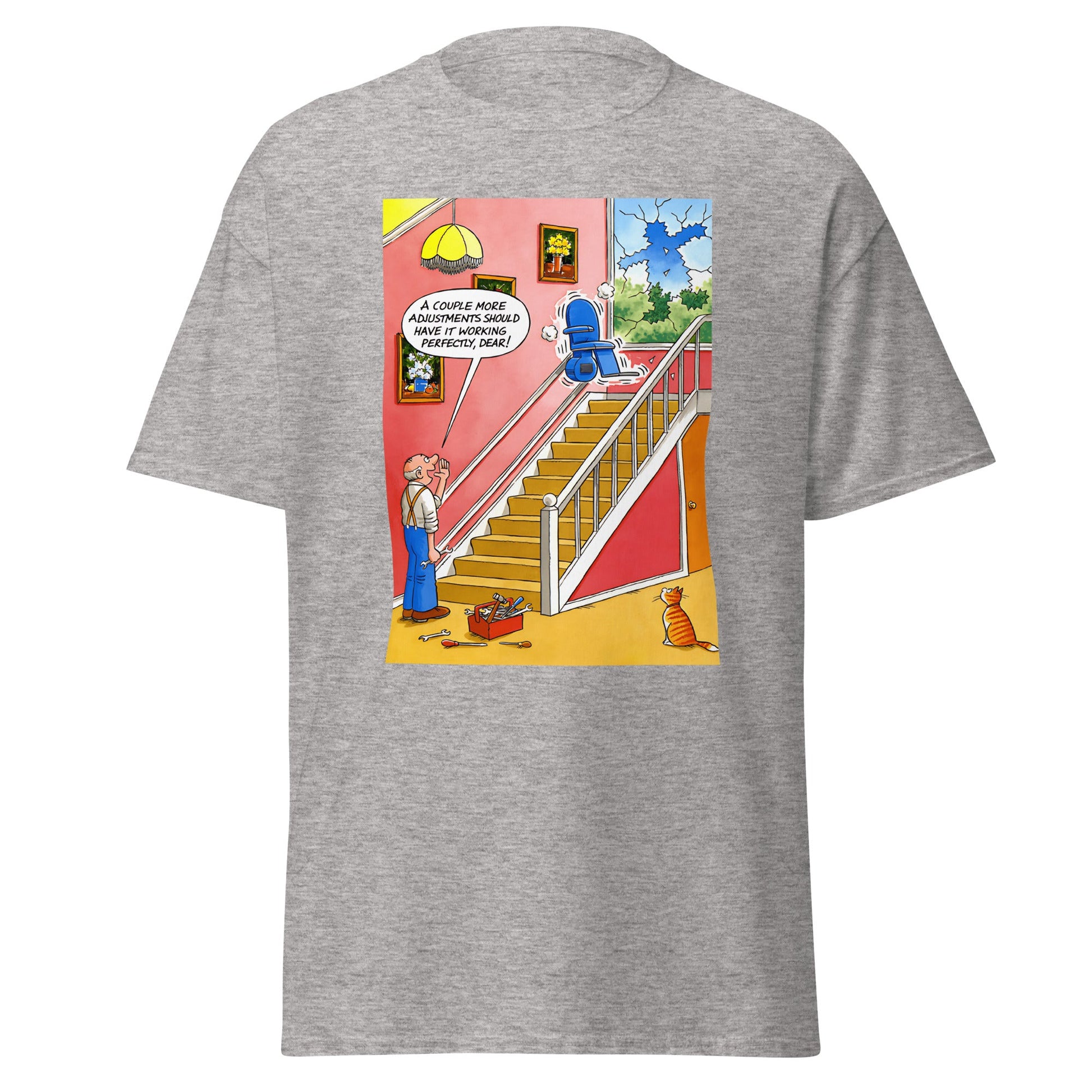 Stairlift | Meme T-Shirt - Sport Grey - T-Shirts Online