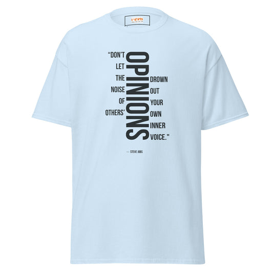 Steve Jobs Quote T-Shirt | Inspiring T-Shirt - Light Blue - T-Shirts Online