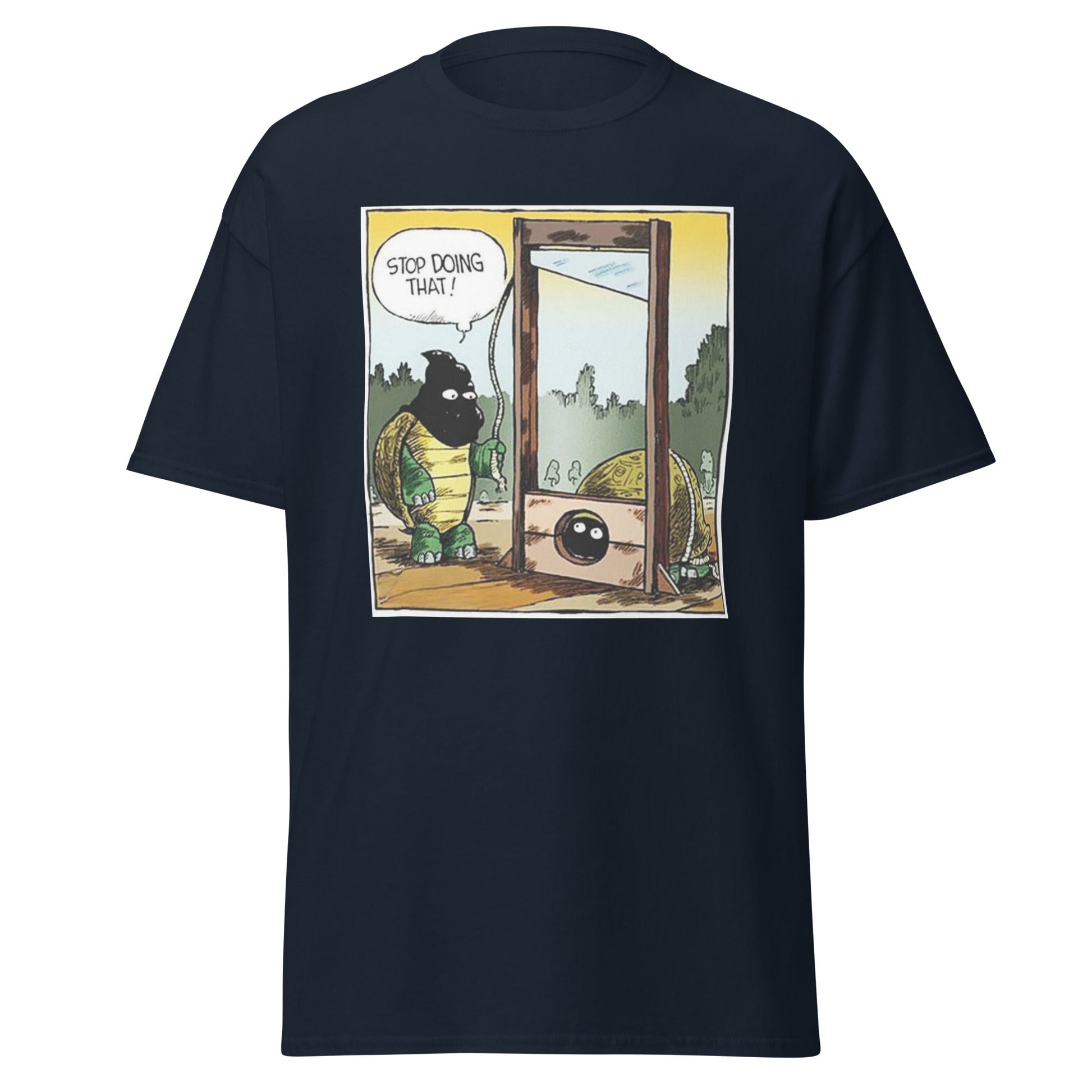 Stop Doing That | Meme T-Shirt - Navy - T-Shirts Online