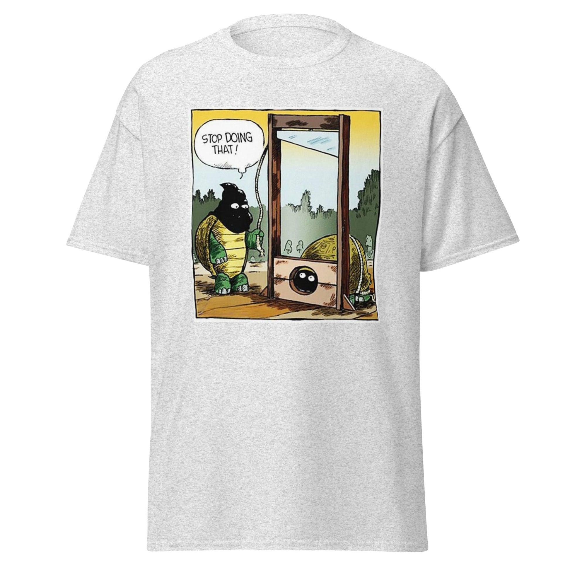 Stop Doing That | Meme T-Shirt - Ash - T-Shirts Online