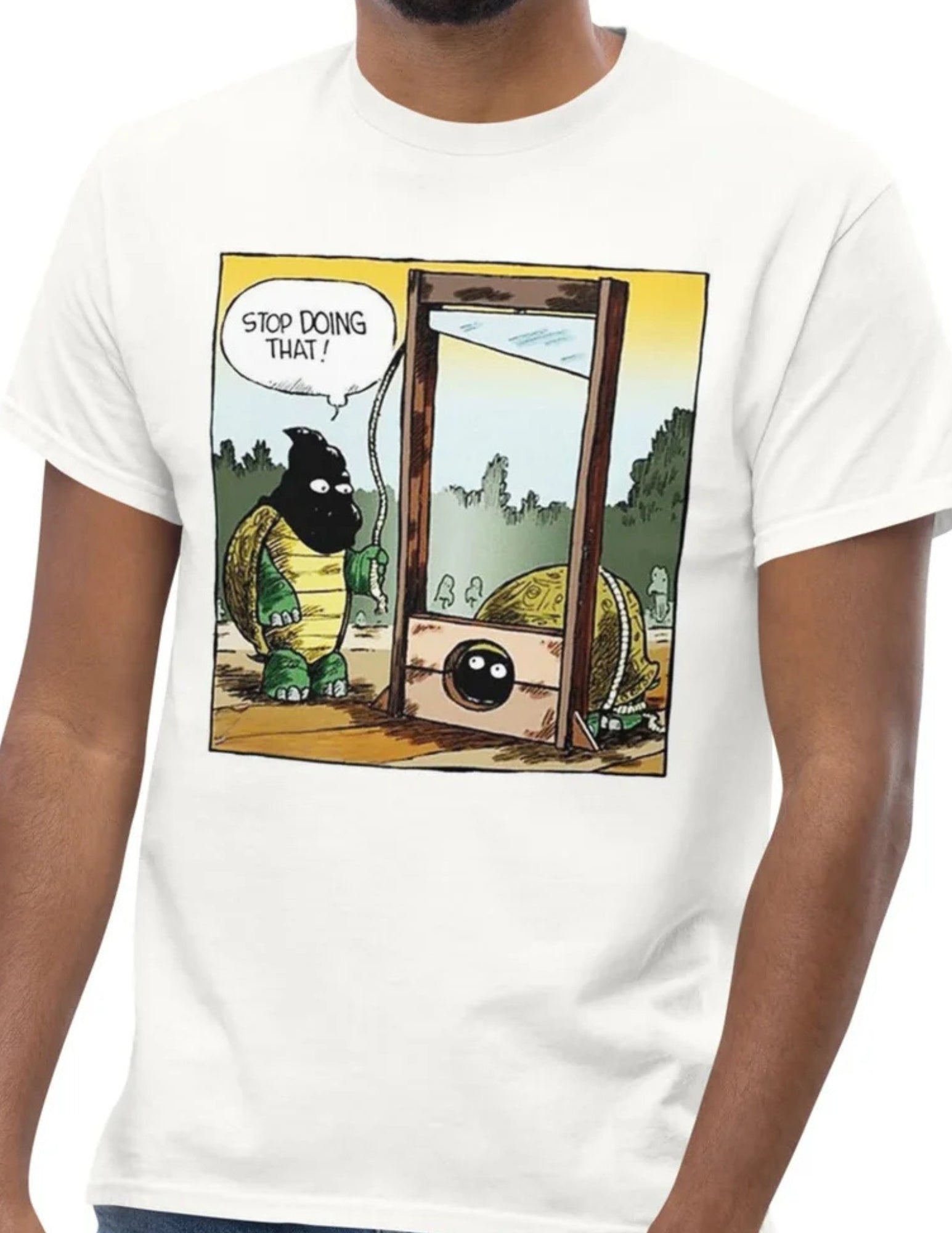Stop Doing That | Meme T-Shirt - Black - T-Shirts Online
