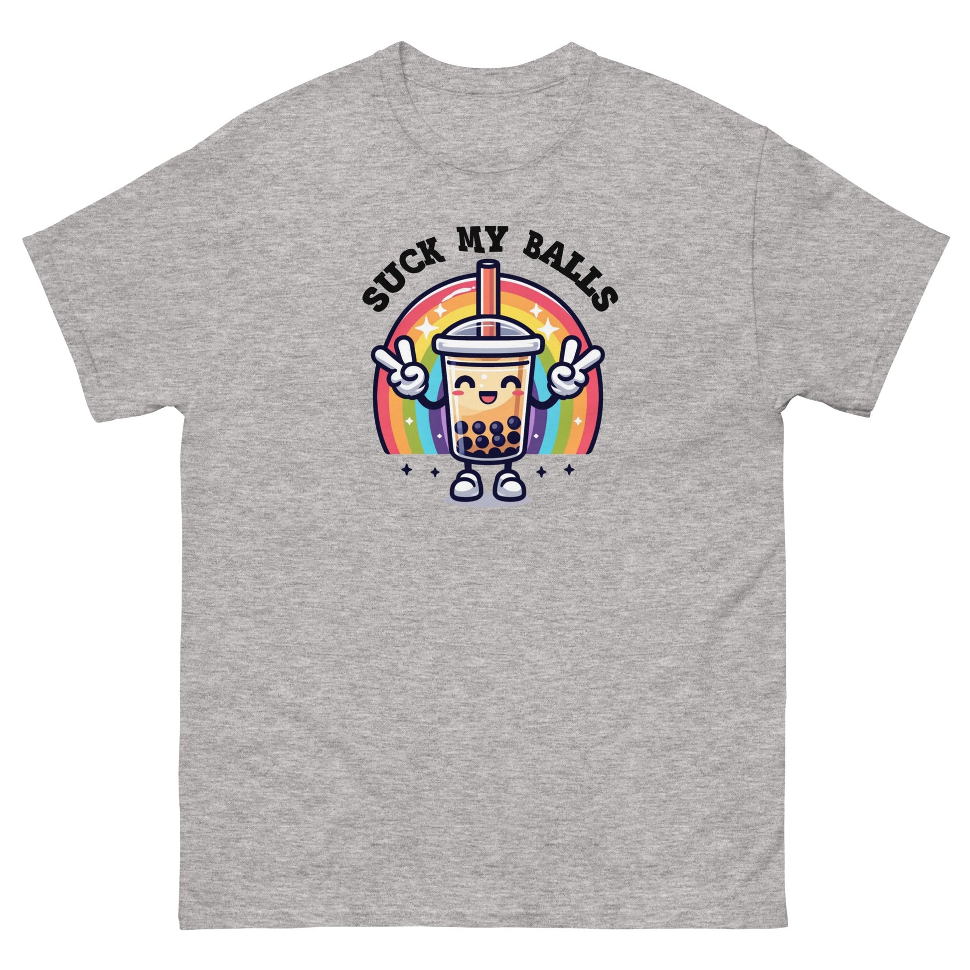 Suck My Balls| T-Shirt - Sport Grey - T-Shirts Online