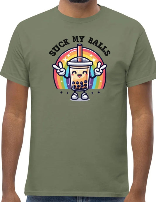 Suck My Balls| T-Shirt - Cardinal - T-Shirts Online