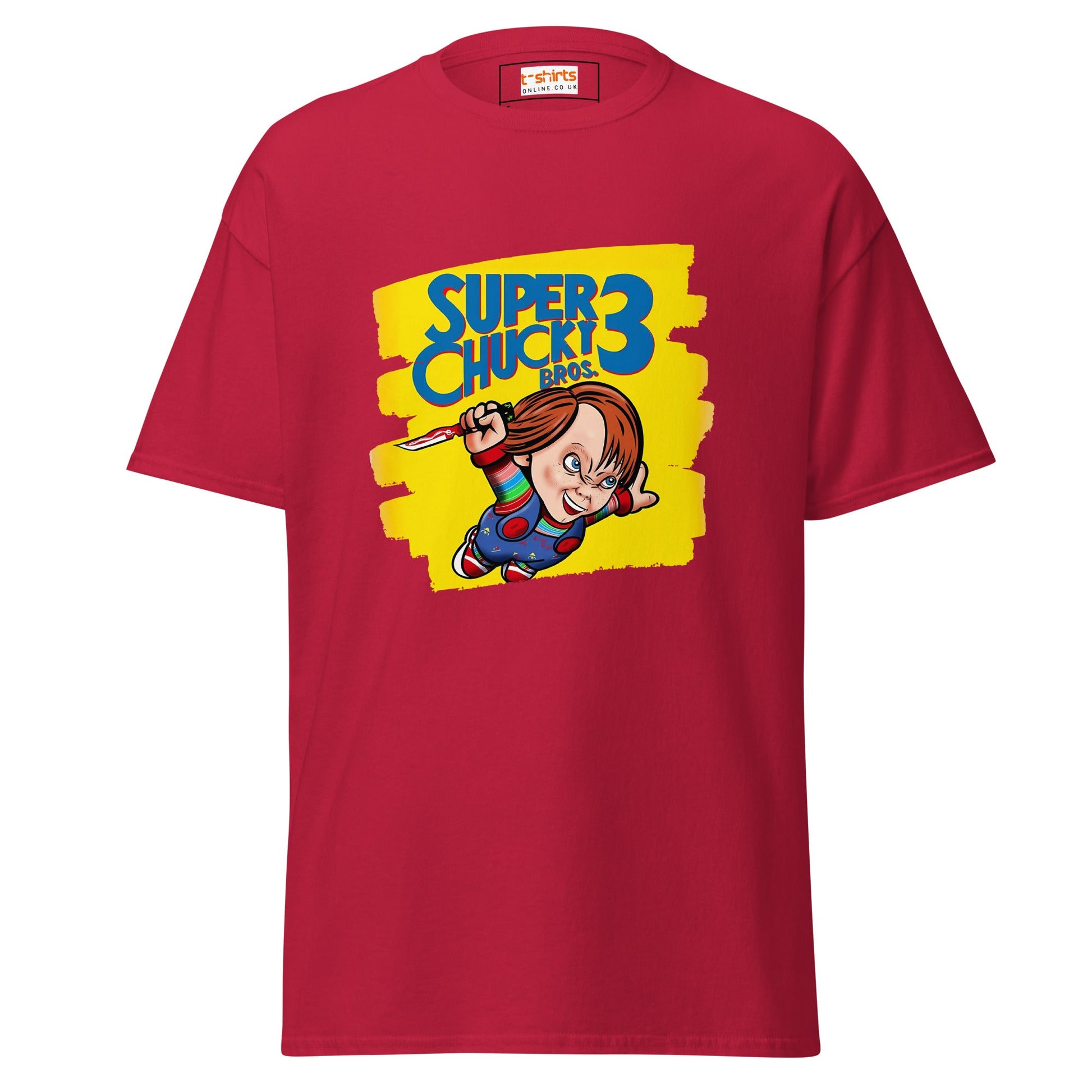 Super Chucky Bros 3 | Horror Gaming T-Shirt - Cardinal - T-Shirts Online