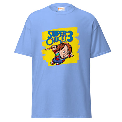 Super Chucky Bros 3 | Horror Gaming T-Shirt - Carolina Blue - T-Shirts Online