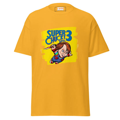 Super Chucky Bros 3 | Horror Gaming T-Shirt - Gold - T-Shirts Online