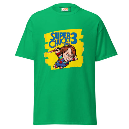 Super Chucky Bros 3 | Horror Gaming T-Shirt - Irish Green - T-Shirts Online