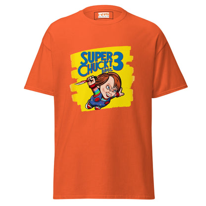 Super Chucky Bros 3 | Horror Gaming T-Shirt - Orange - T-Shirts Online