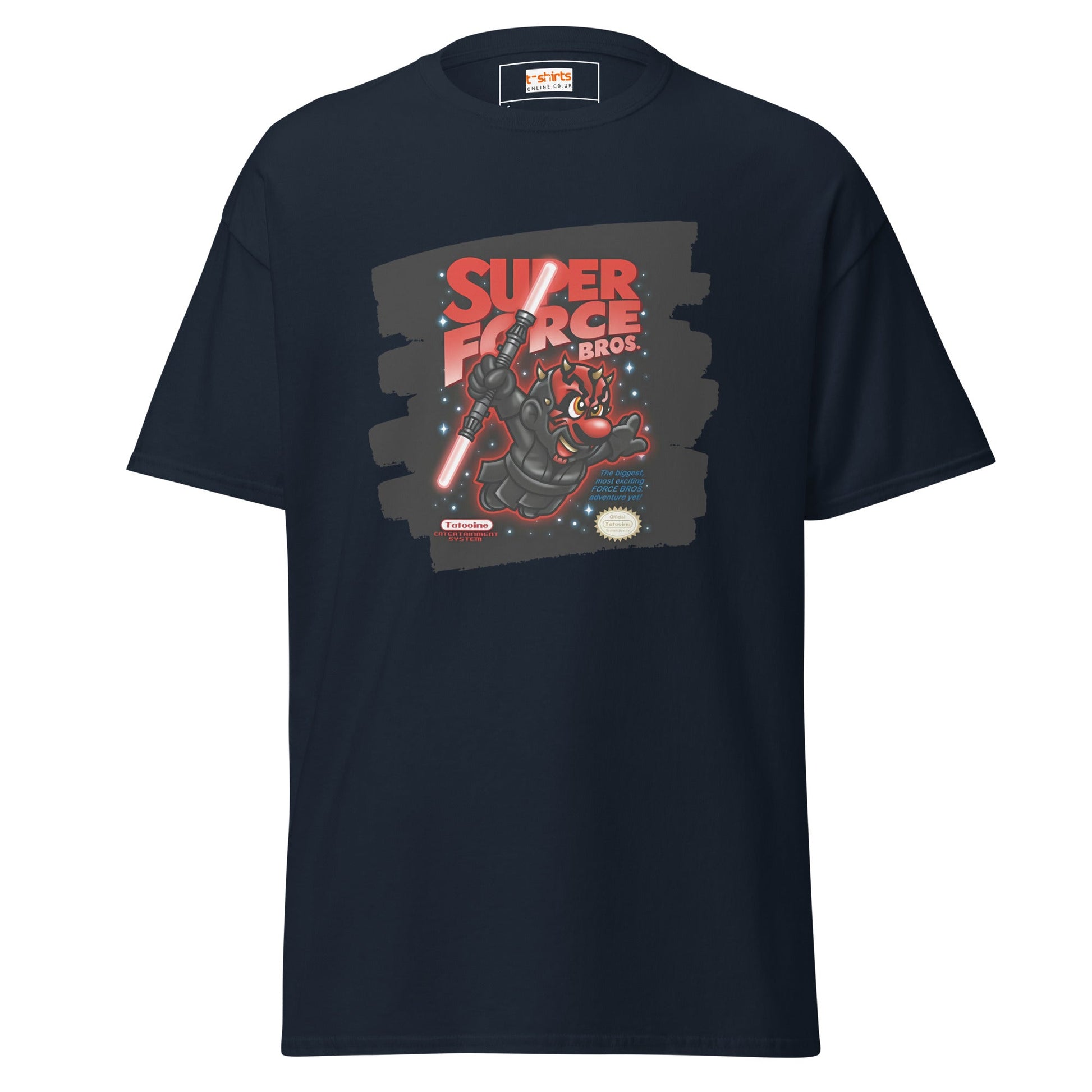 Super Force Bros | Movie Gaming T-Shirt - Navy - T-Shirts Online