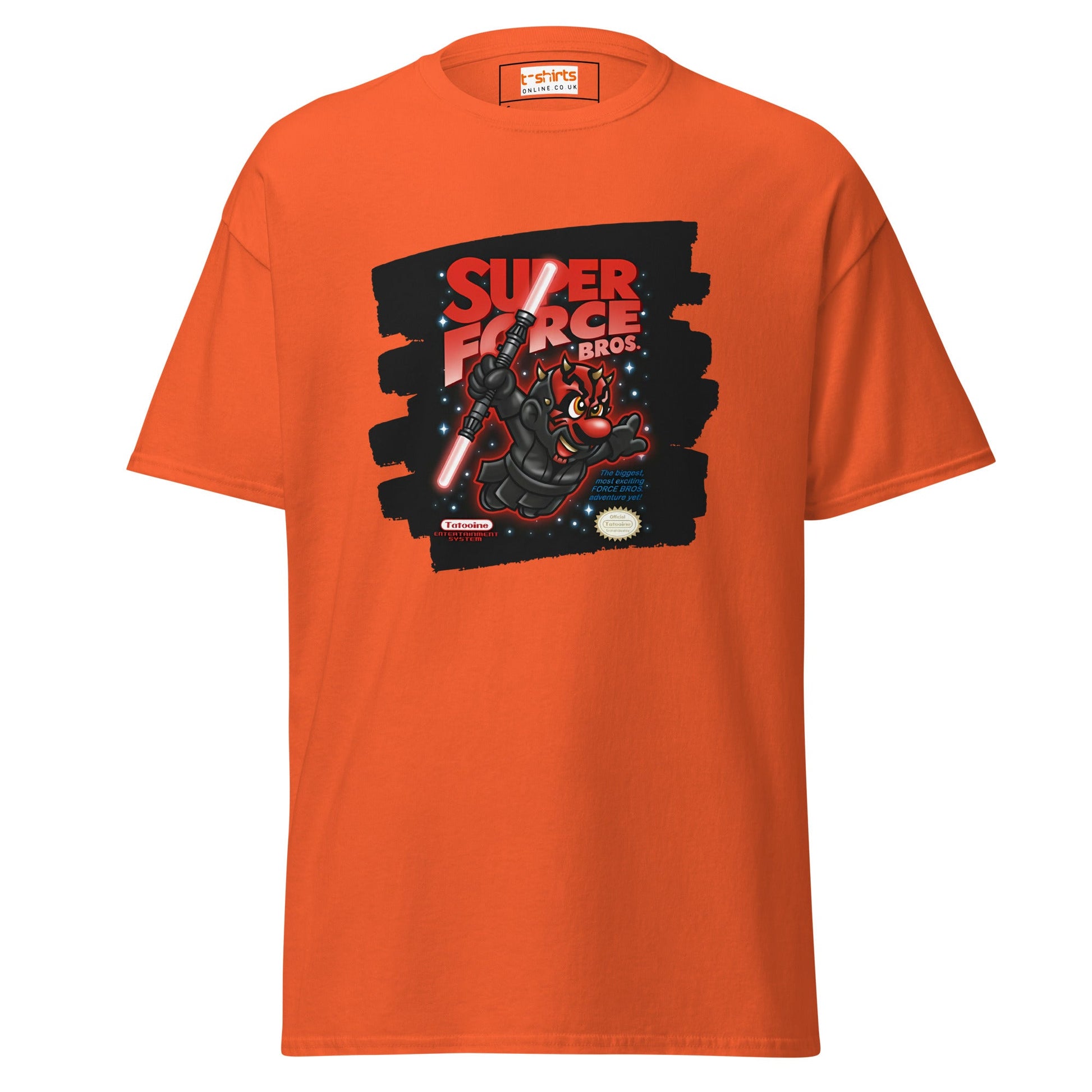 Super Force Bros | Movie Gaming T-Shirt - Orange - T-Shirts Online