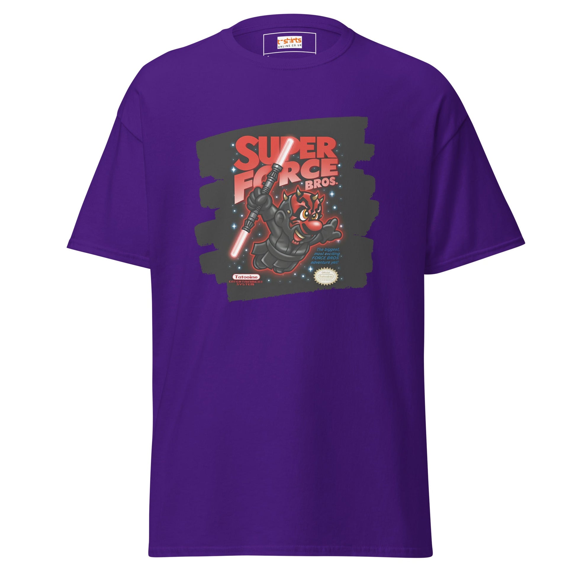 Super Force Bros | Movie Gaming T-Shirt - Purple - T-Shirts Online